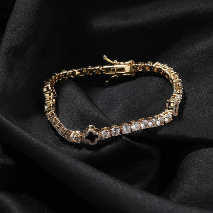 Kravelle™ 4MM CLOVER RIVIERA BRACELET