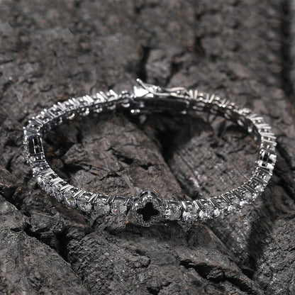 Kravelle™ 4MM CLOVER RIVIERA BRACELET