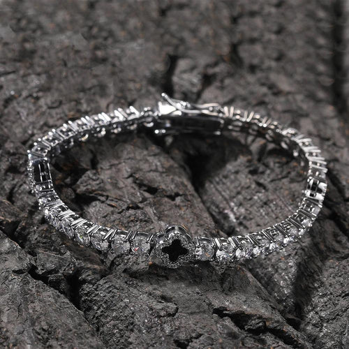 Kravelle™ 4MM CLOVER RIVIERA BRACELET