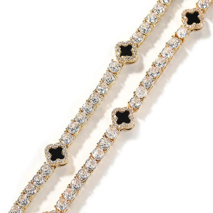 Kravelle™ 4MM CLOVER RIVIERA BRACELET