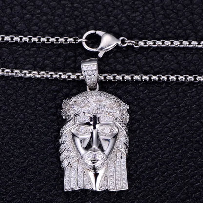 Kravelle™ VVS Style Jesus Piece — Silver - Image 2