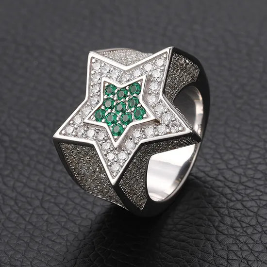 Kravelle™ VVS Star Ring — Silver - Image 1
