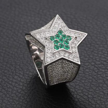 Kravelle™ VVS Star Ring — Silver - Image 2