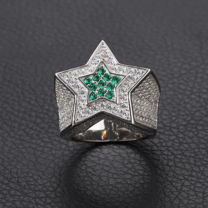 Kravelle™ VVS Star Ring — Silver - Image 3