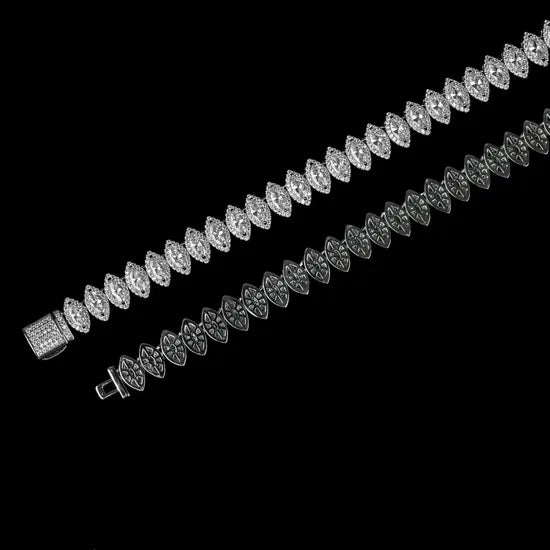 Kravelle™ Iced Rope Chain — Silver - Image 2
